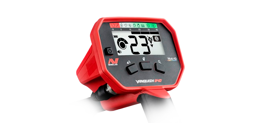 Minelab Vanquish 340 - side view